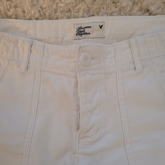 AE Outfitters White Denim/Cotton hip-hugger Pants - Picture 4 of 9